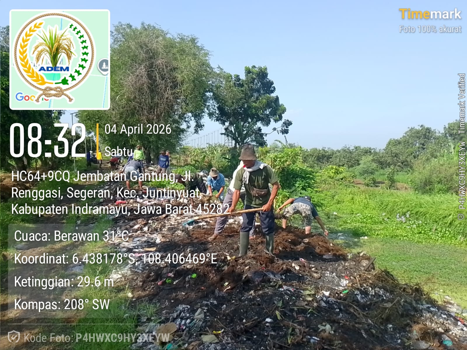 Kegiatan Kerja Bakti Kebersihan Sampah
